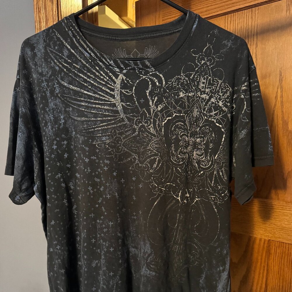 Xzavier Foil Printed Men's Shirt - Large